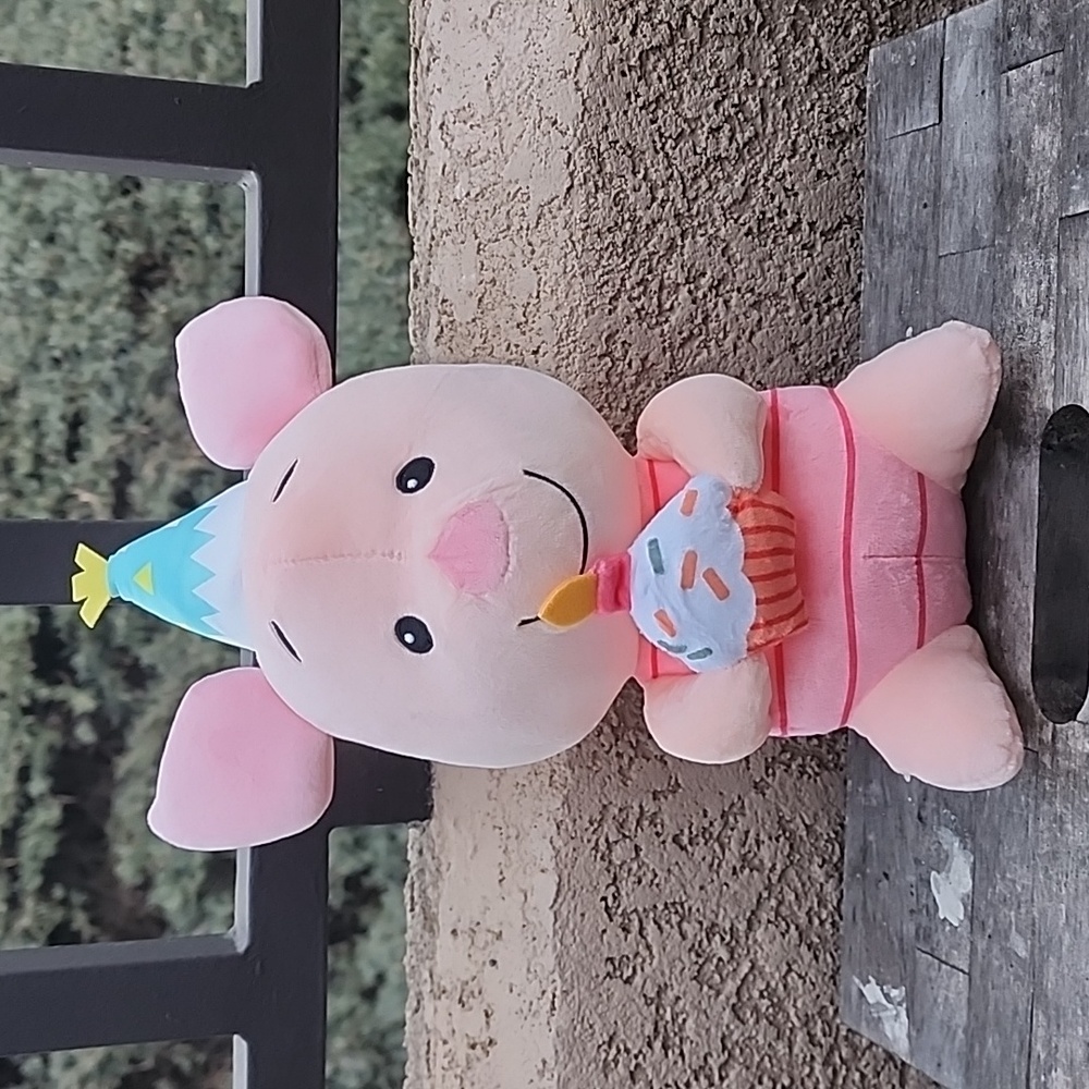 Disney Piglet Stuffed Toy Pink